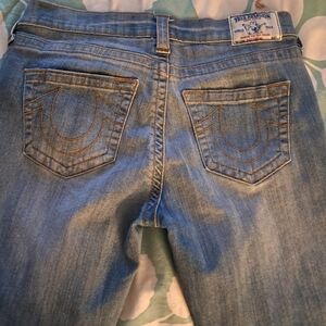 True Religion Women's Light Blue Denim Jeans